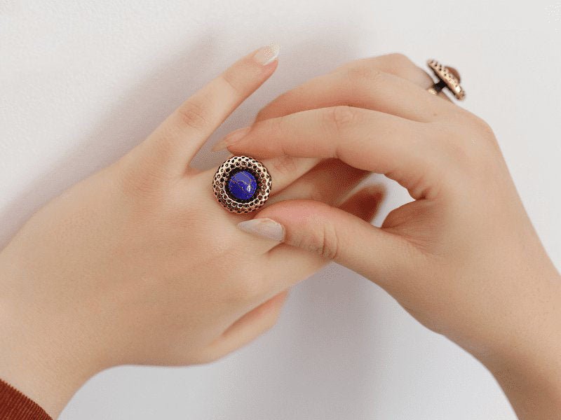 Marble Ring - Pure Copper