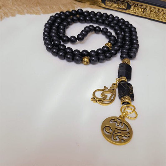 Safa Rosary - Agate and Acrylic