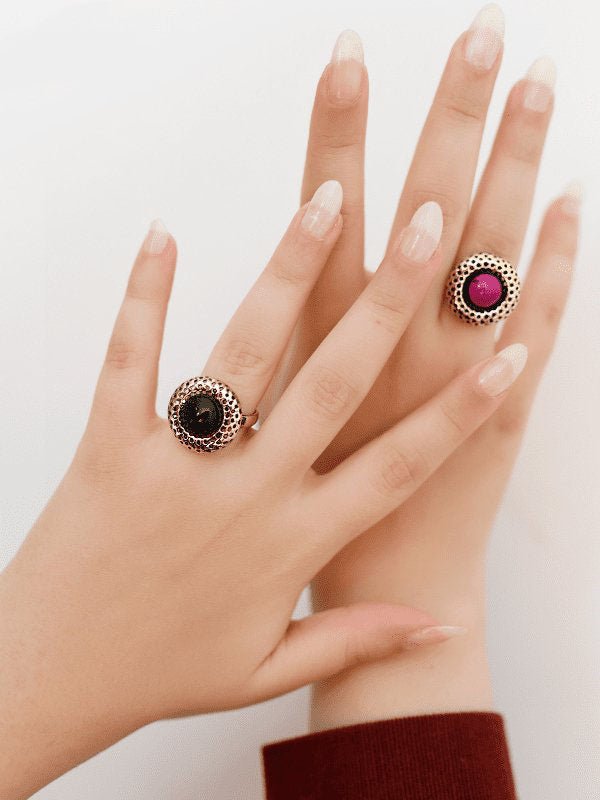 Marble Ring - Pure Copper
