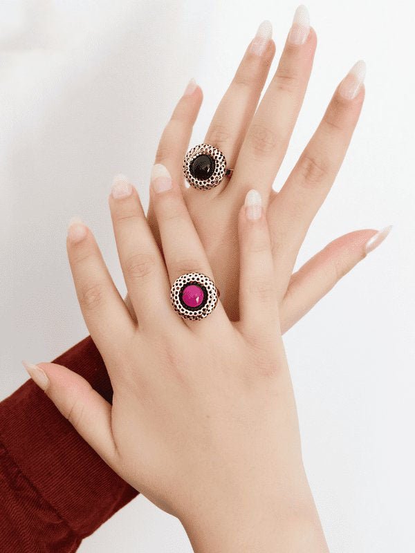 Marble Ring - Pure Copper