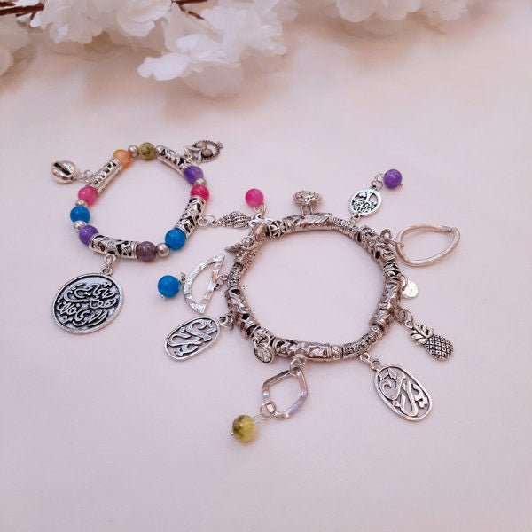 Lovely Bracelet Set  - Silver Plated
