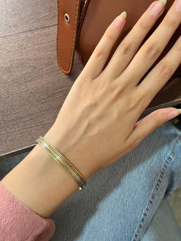 Brianna Bangle Set - Pure Copper