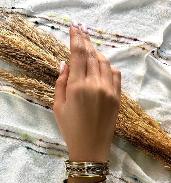 Hanaa Classy Bangle -  Pure Copper