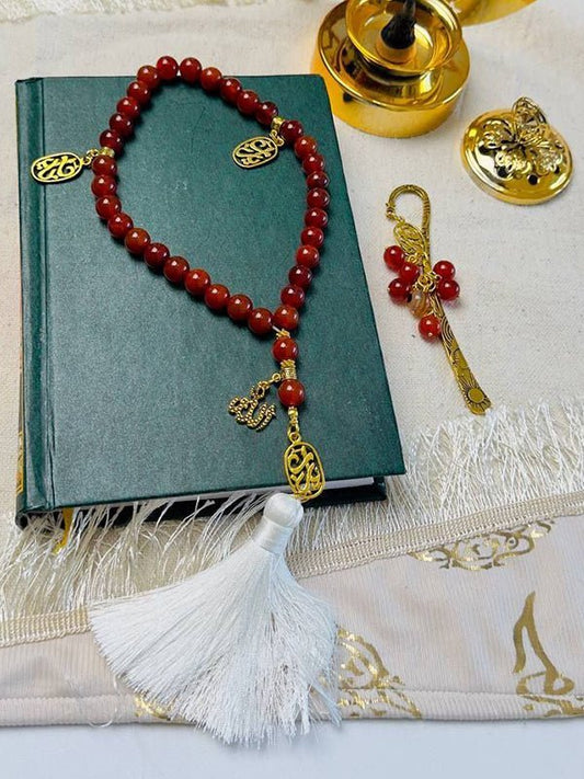 Rania Rosary - Alabaster Stones