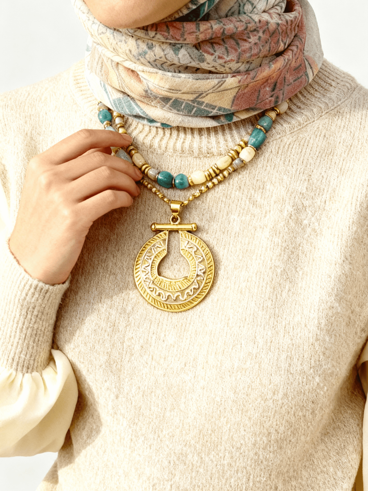 Ruqaya Necklace - Gold Plated