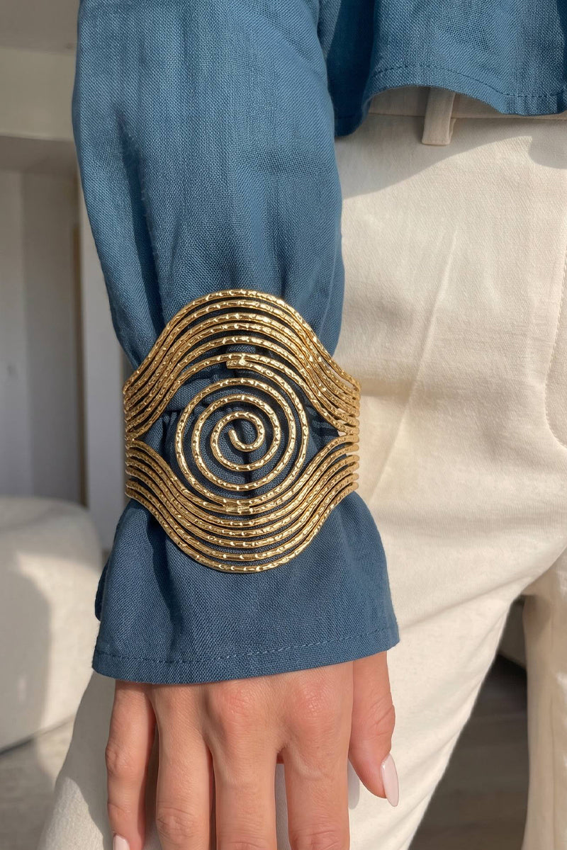 Remas Bangle - Gold Plated