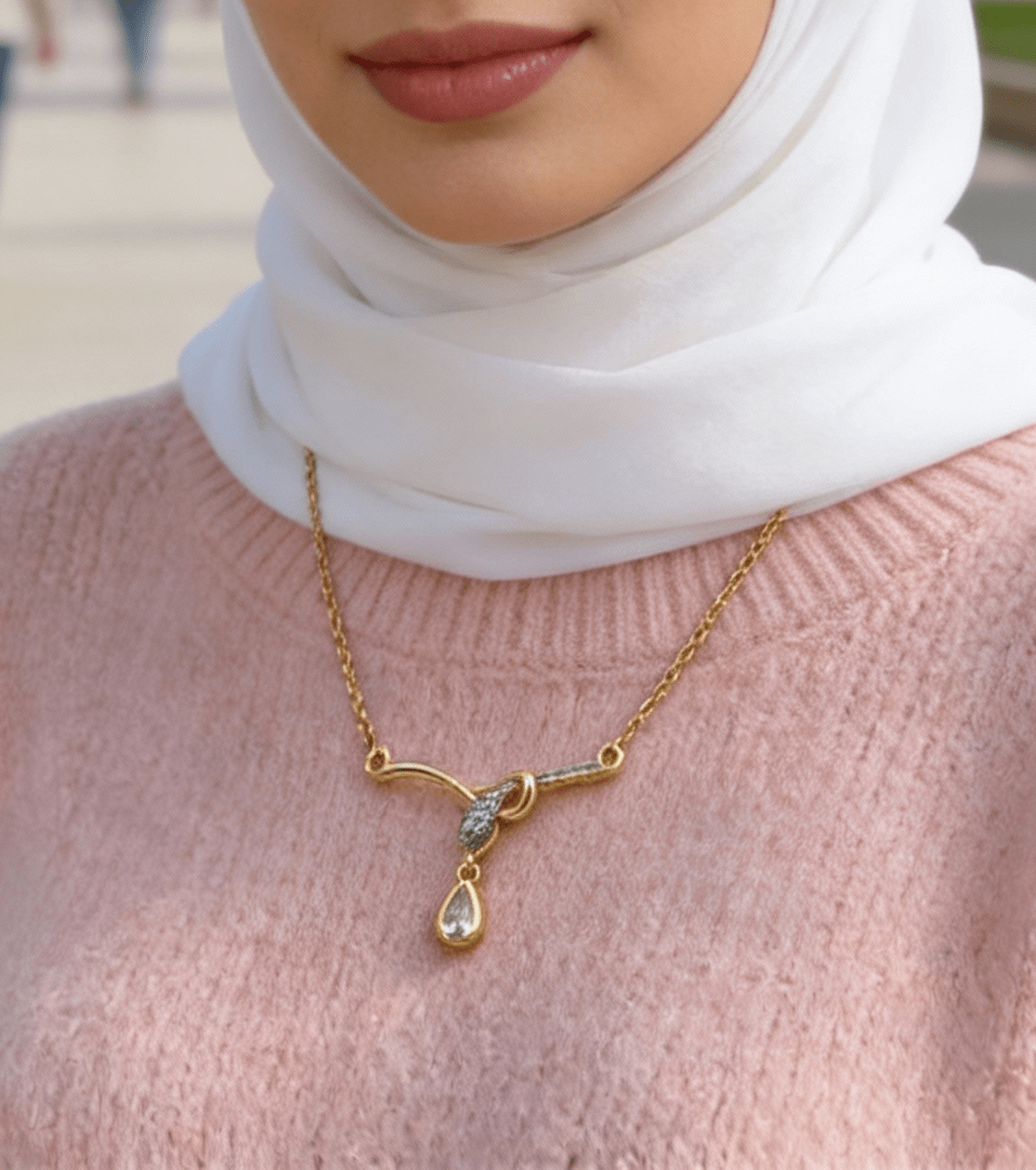 Hanaa Necklace - Stainless Gold Plated