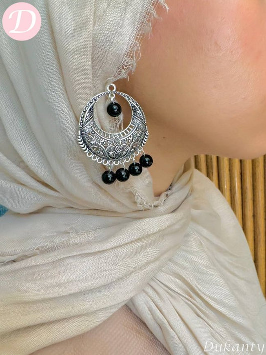Aya Earrings - Silver Metal