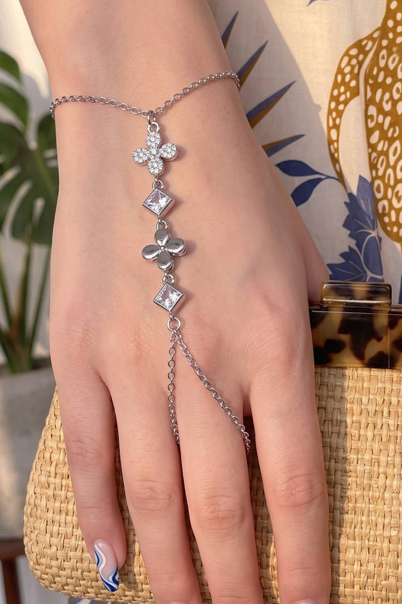 Bella Hand Chain - Stainless Steel