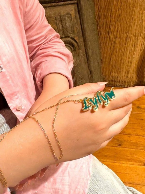 Lyly Customized Necklace - Gold Plated