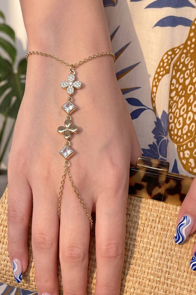 Bella Hand Chain - Stainless Steel