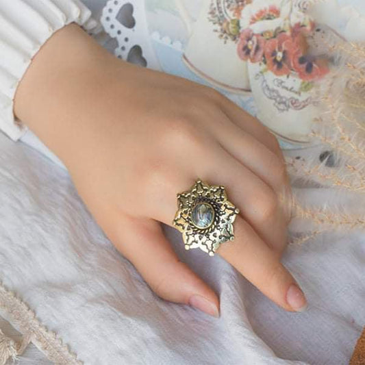 Flower Ring - Pure Copper