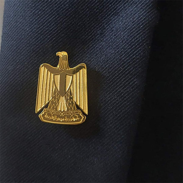 Formal Egyptian Eagle Suit Pin