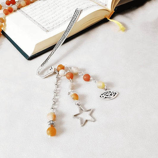 Star Rosary Agate - Silver Plated