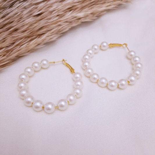 Berry Pearl Earrings