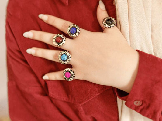 Marble Ring - Pure Copper