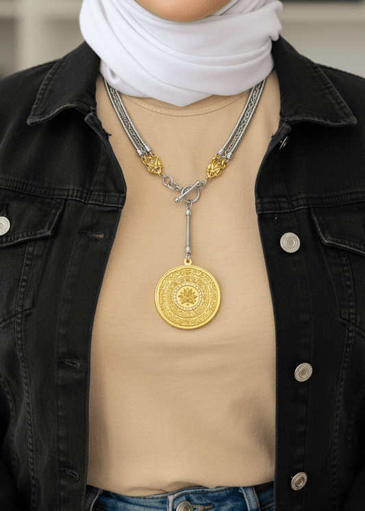 Sohair Necklace - Gold & Silver Plated