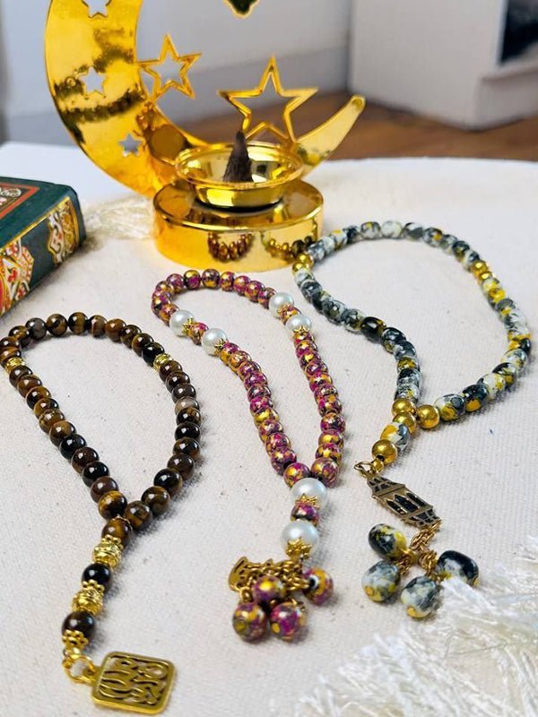 Ema Rosary - Alabaster Stones