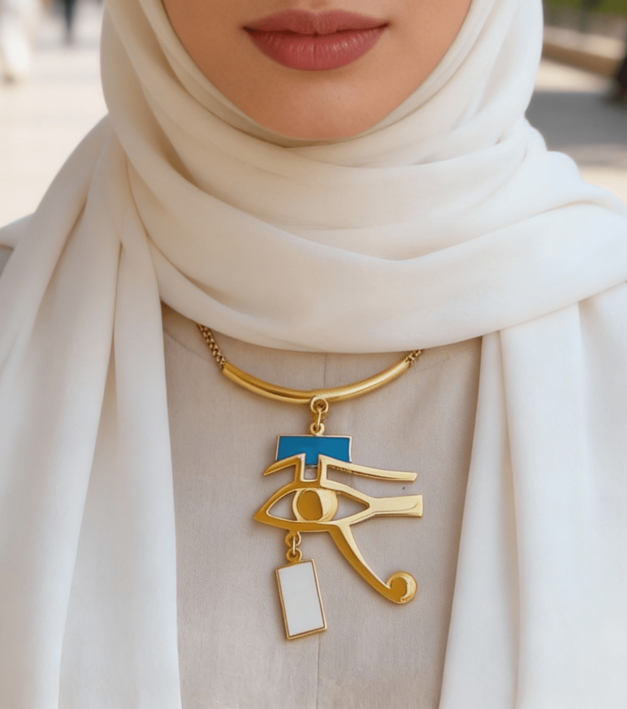 Eye of Horus Necklace - Gold Plated