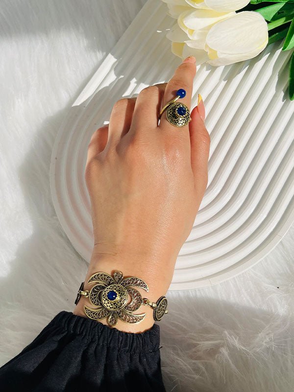 Blue Elegance Set - Pure Copper