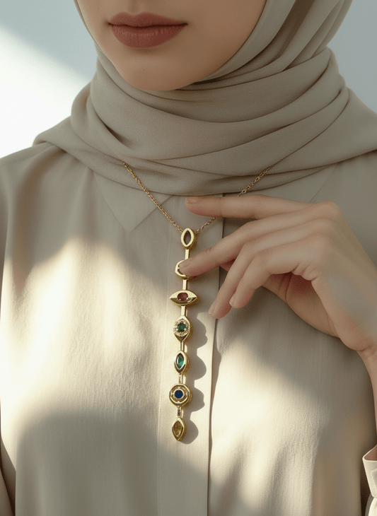 Menna Necklace - Stainless Steel