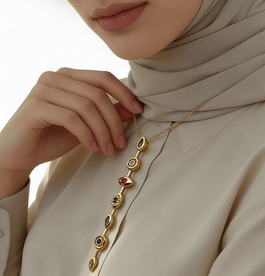 Menna Necklace - Stainless Steel
