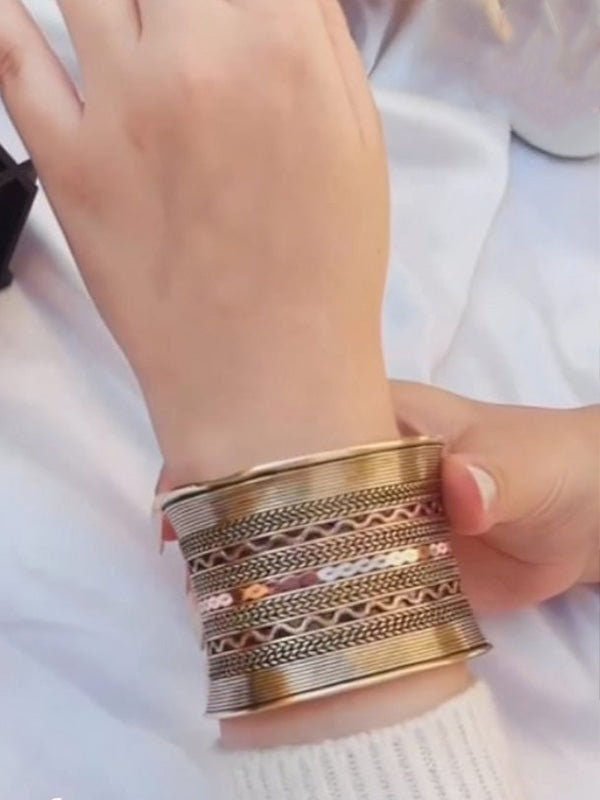 Maya Bangle - Pure copper