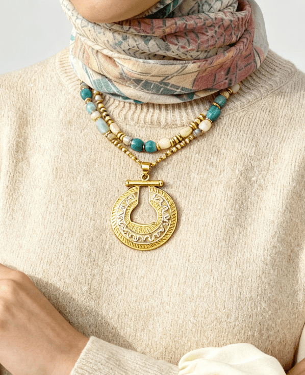 Ruqaya Necklace - Gold Plated