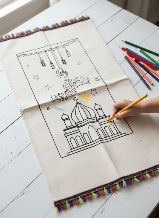 Coloring Prayer Mat for Kids