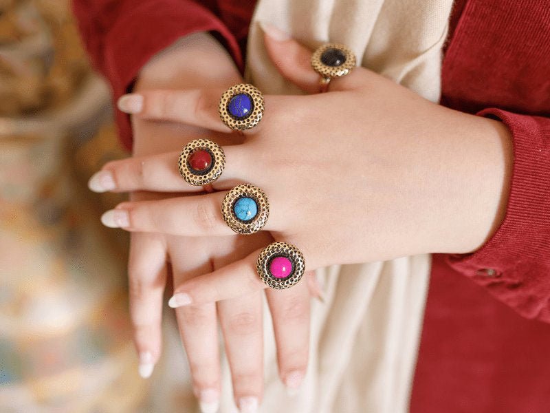 Marble Ring - Pure Copper