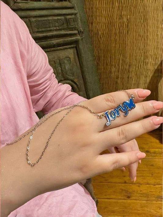 Jory Customized Necklace - Silver Plated