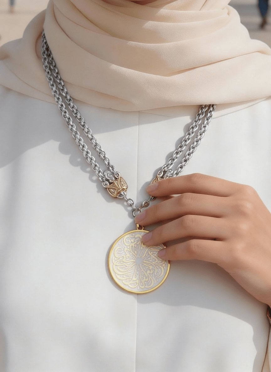 Ghada Necklace - Gold & Silver Plated