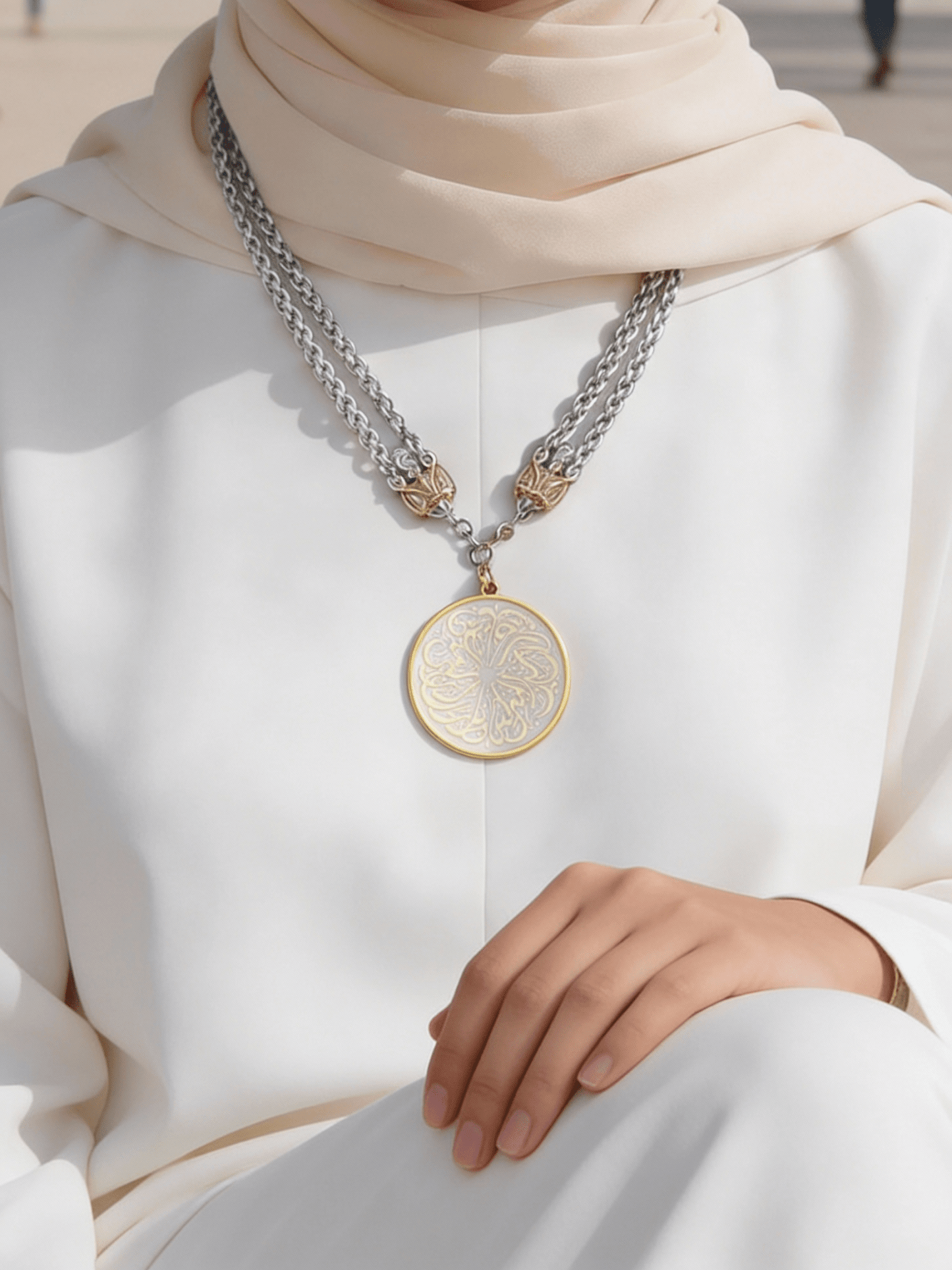 Ghada Necklace - Gold & Silver Plated
