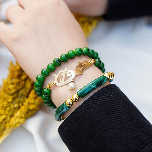 "Hoor" Customized Delicate Set - Gold Plated