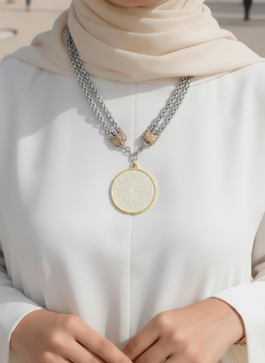 Ghada Necklace - Gold & Silver Plated