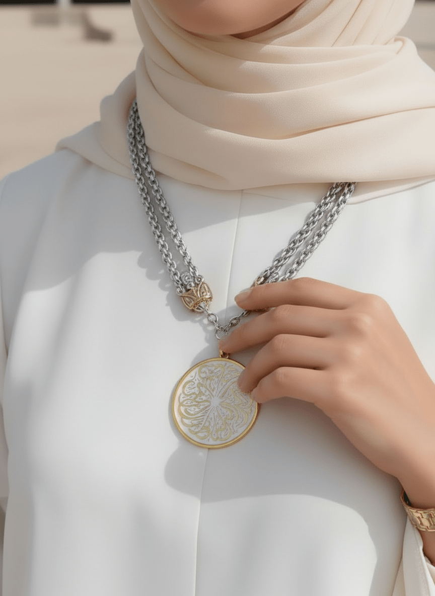 Ghada Necklace - Gold & Silver Plated