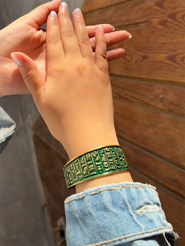 Pharaonic Bangle - Pure Copper
