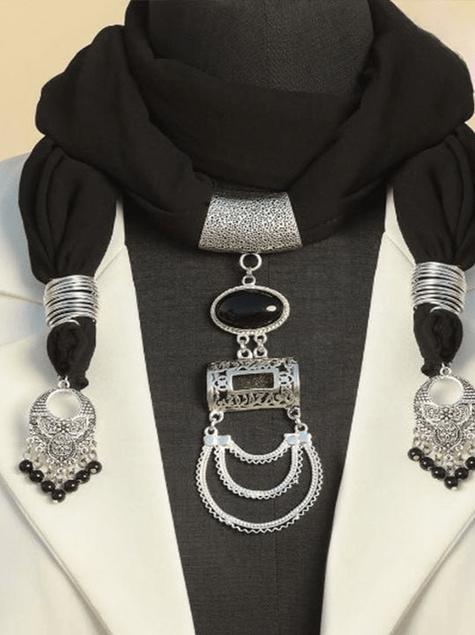 Dalila Necklace Scarf -  Chiffon