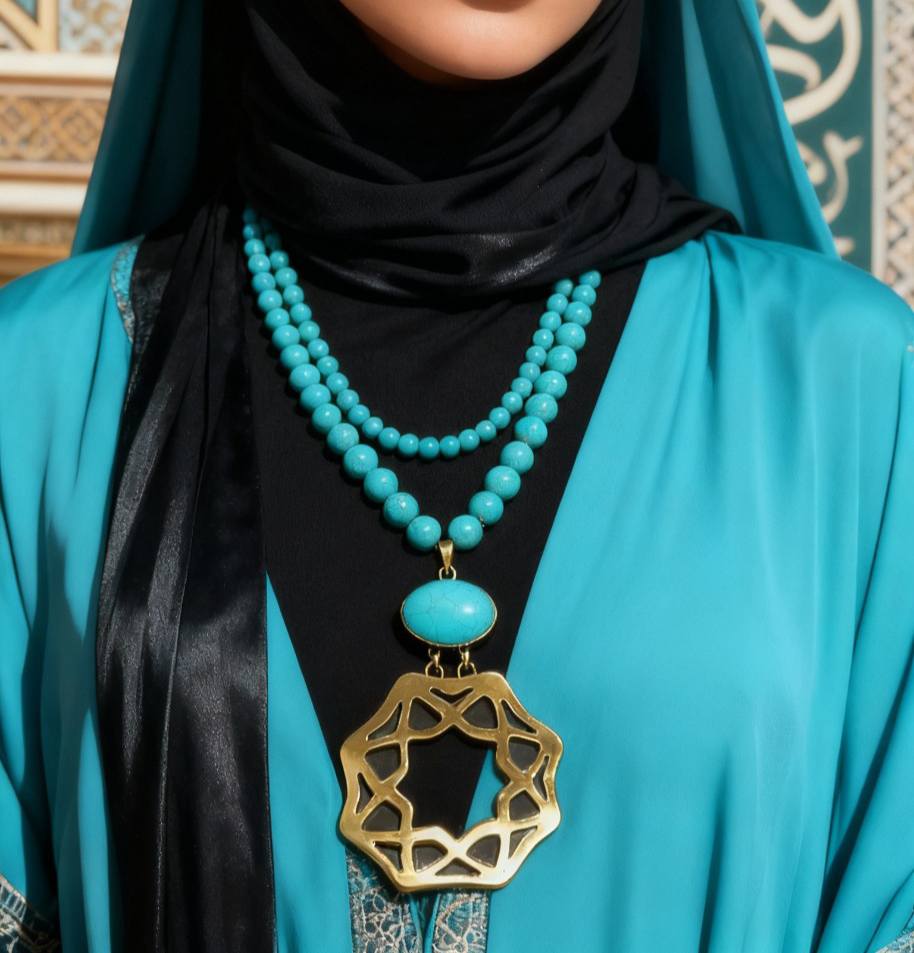Merve Turquoise Necklace