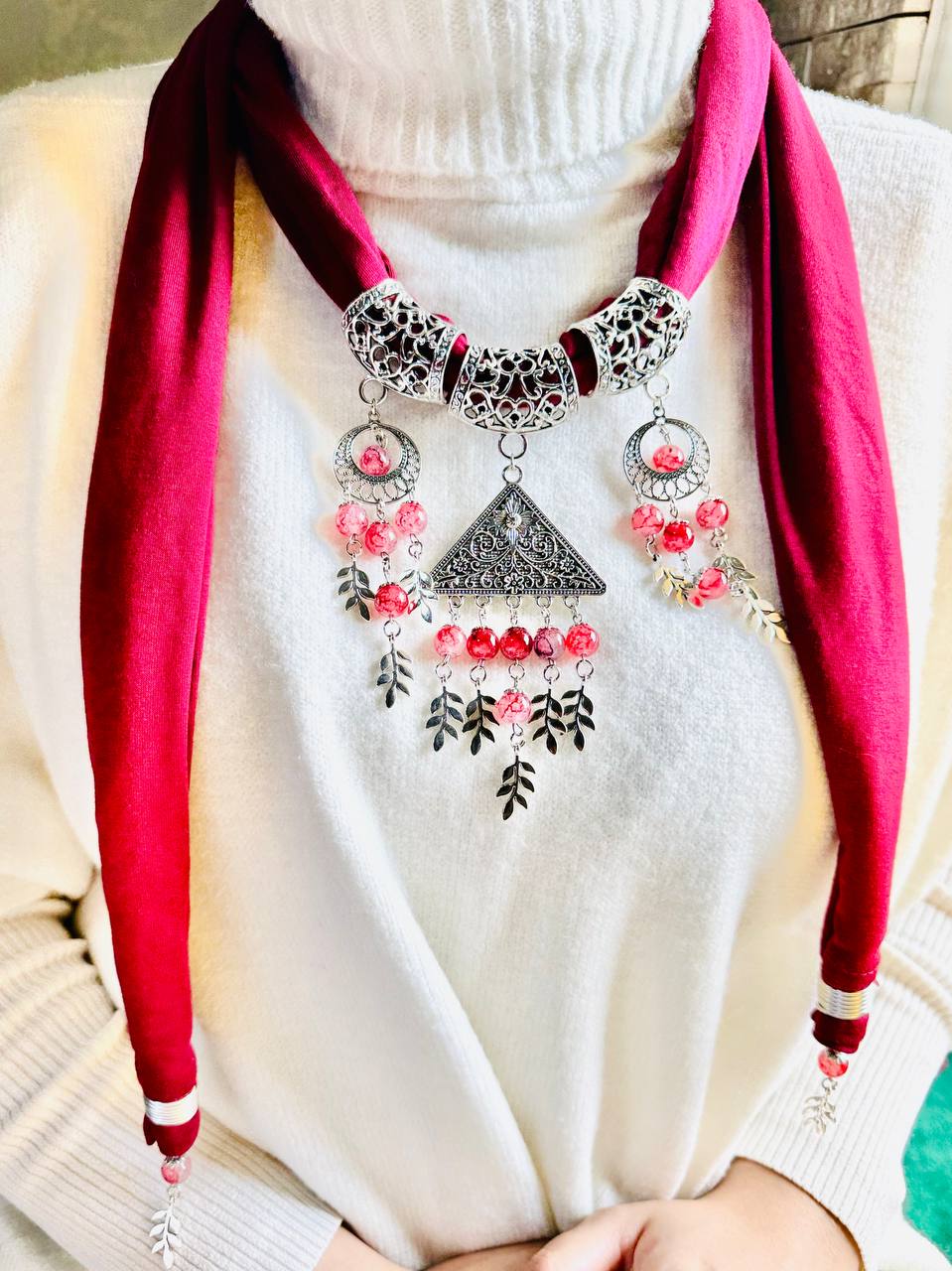 Reval Necklace Scarf - Cotton