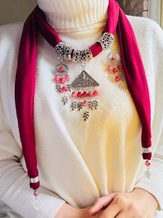 Reval Necklace Scarf - Cotton