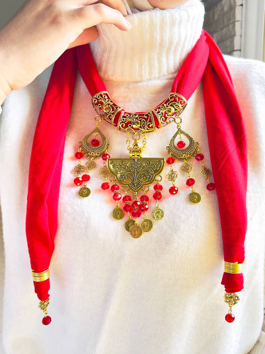Gana Necklace Scarf - Cotton