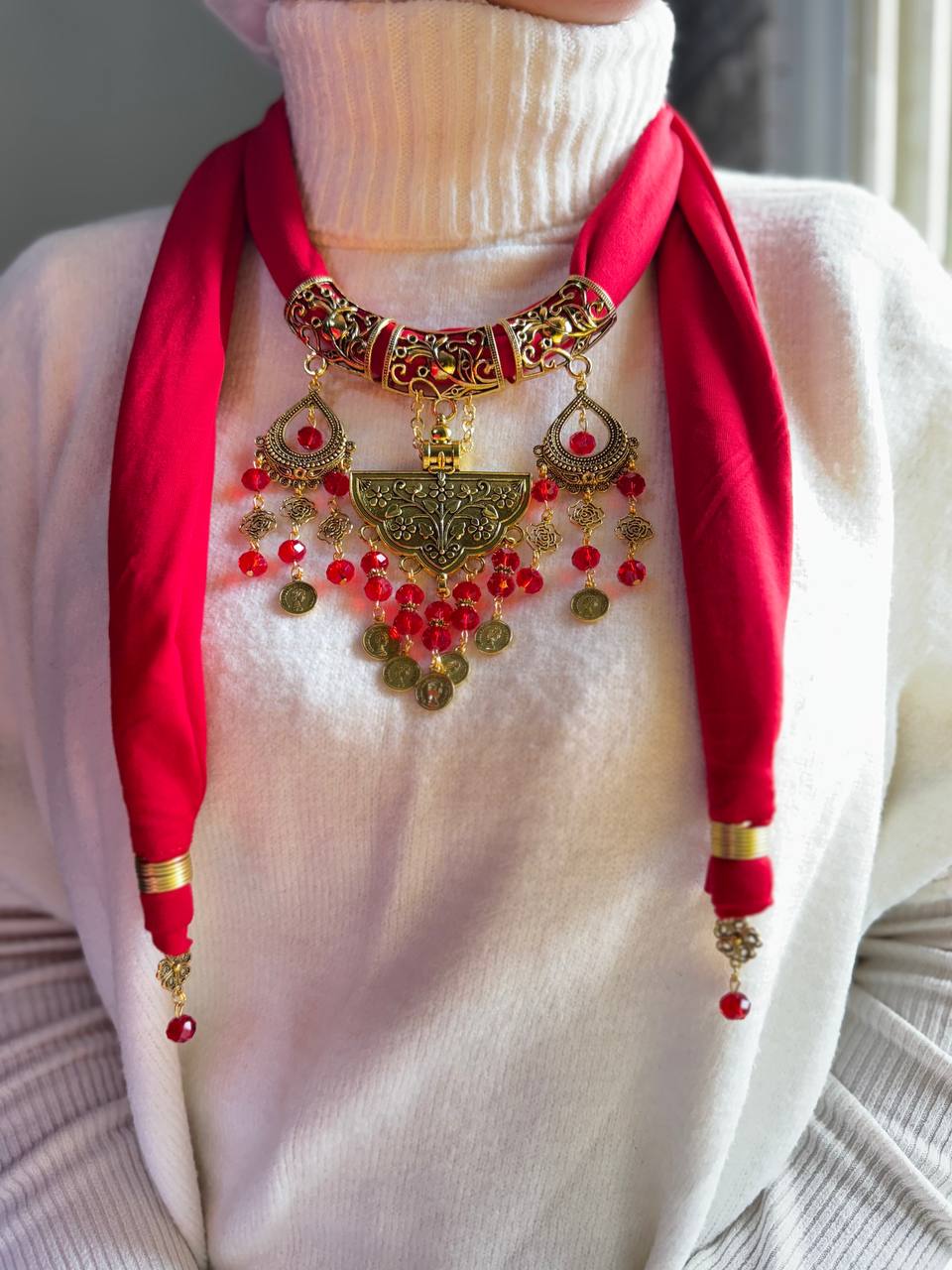 Gana Necklace Scarf - Cotton