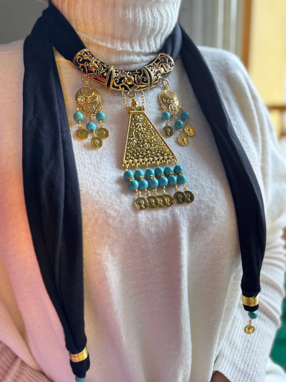 Tali Necklace Scarf - Cotton