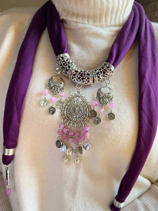 Maya Necklace Scarf - Cotton