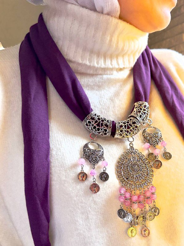 Maya Necklace Scarf - Cotton