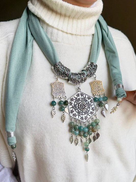 Renad Necklace Scarf - Cotton