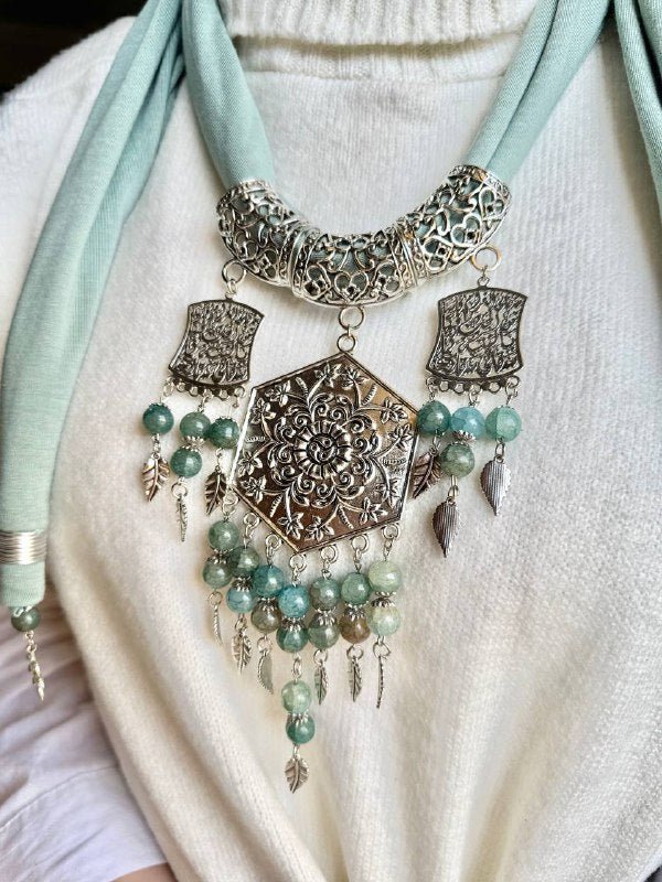 Renad Necklace Scarf - Cotton