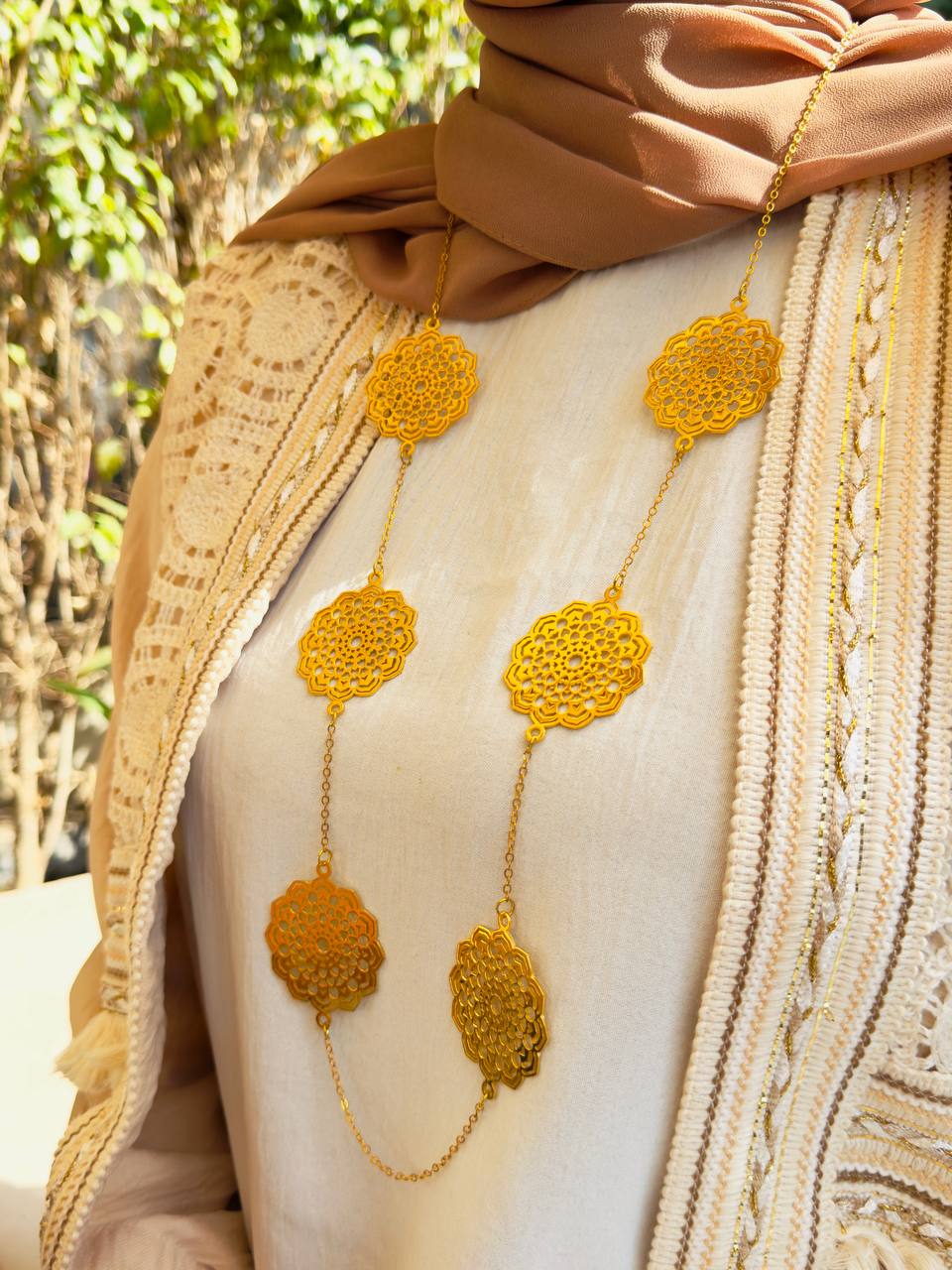 Soul of the East Necklace – Gold Plated