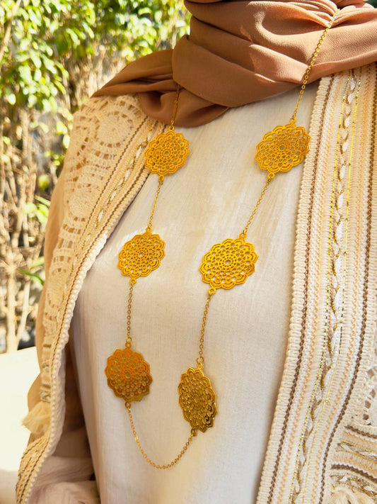 Soul of the East Necklace – Gold Plated